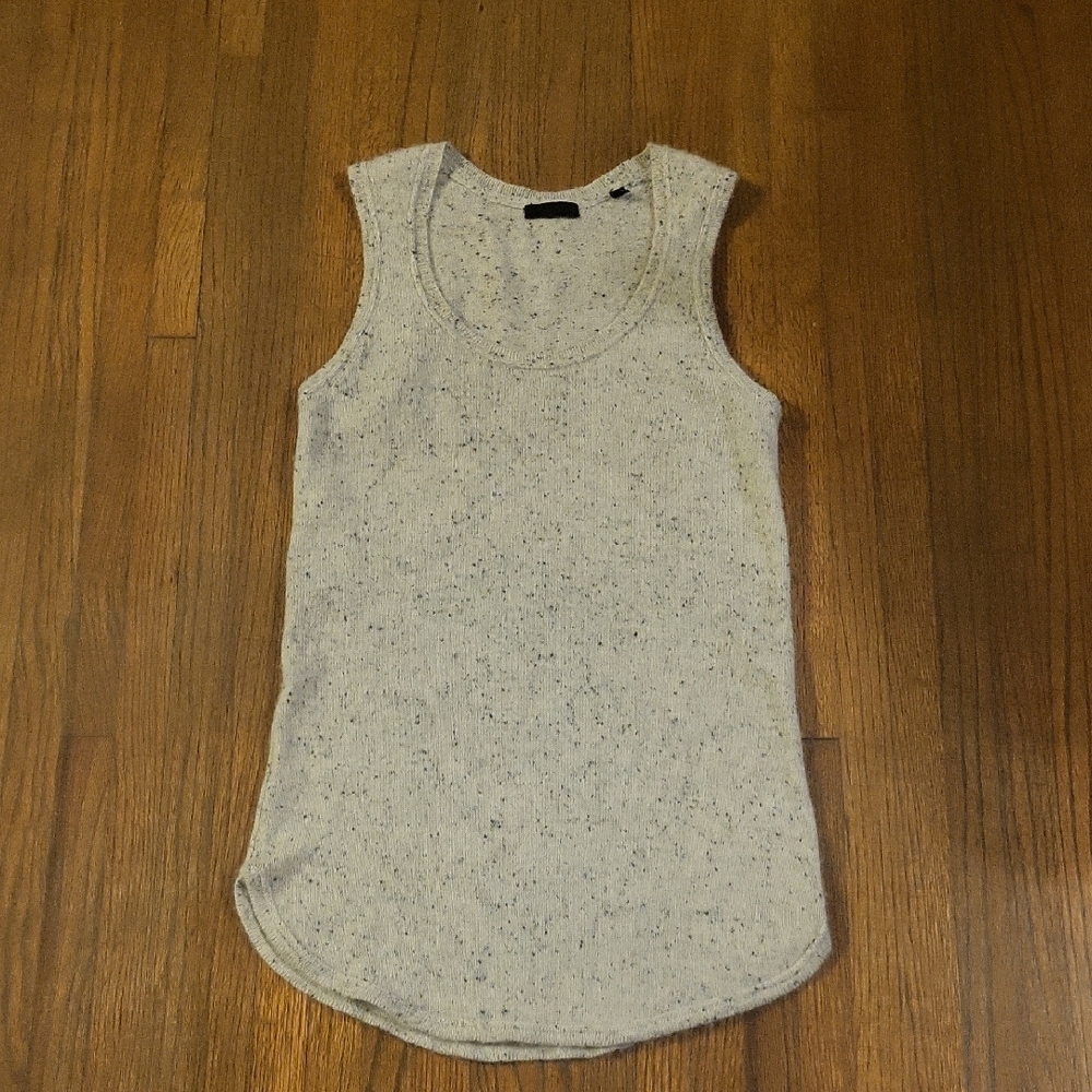 ATM Gray Cashmere Sleeveless Tank Top